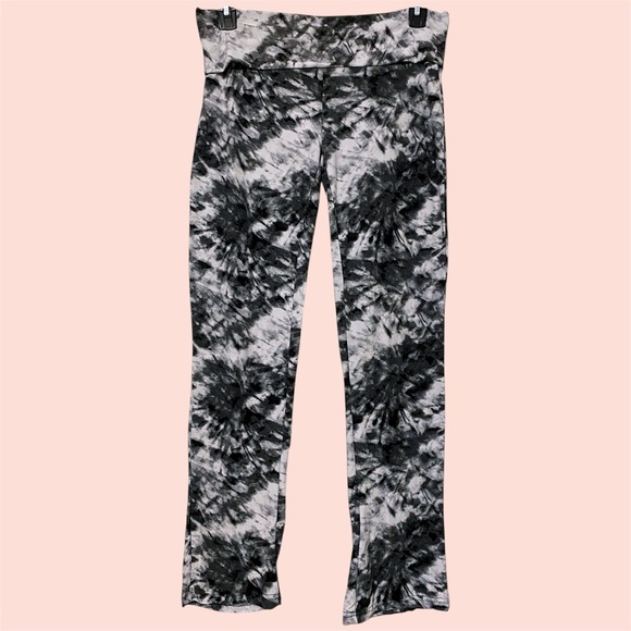 Bobbie Brooks Pants - Bobbie Brooks Tie-Dye Slim Lounge Pants w Foldover Waistband